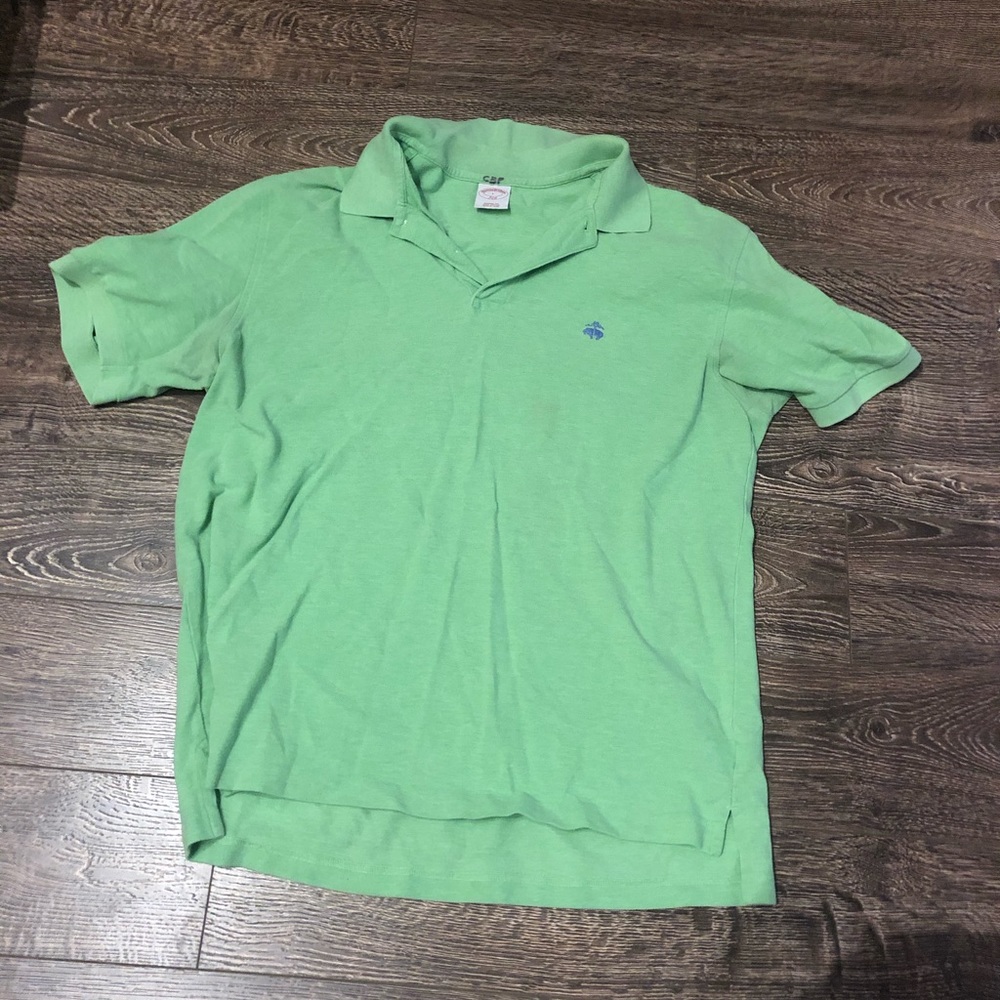 Green Brooks Brothers polo